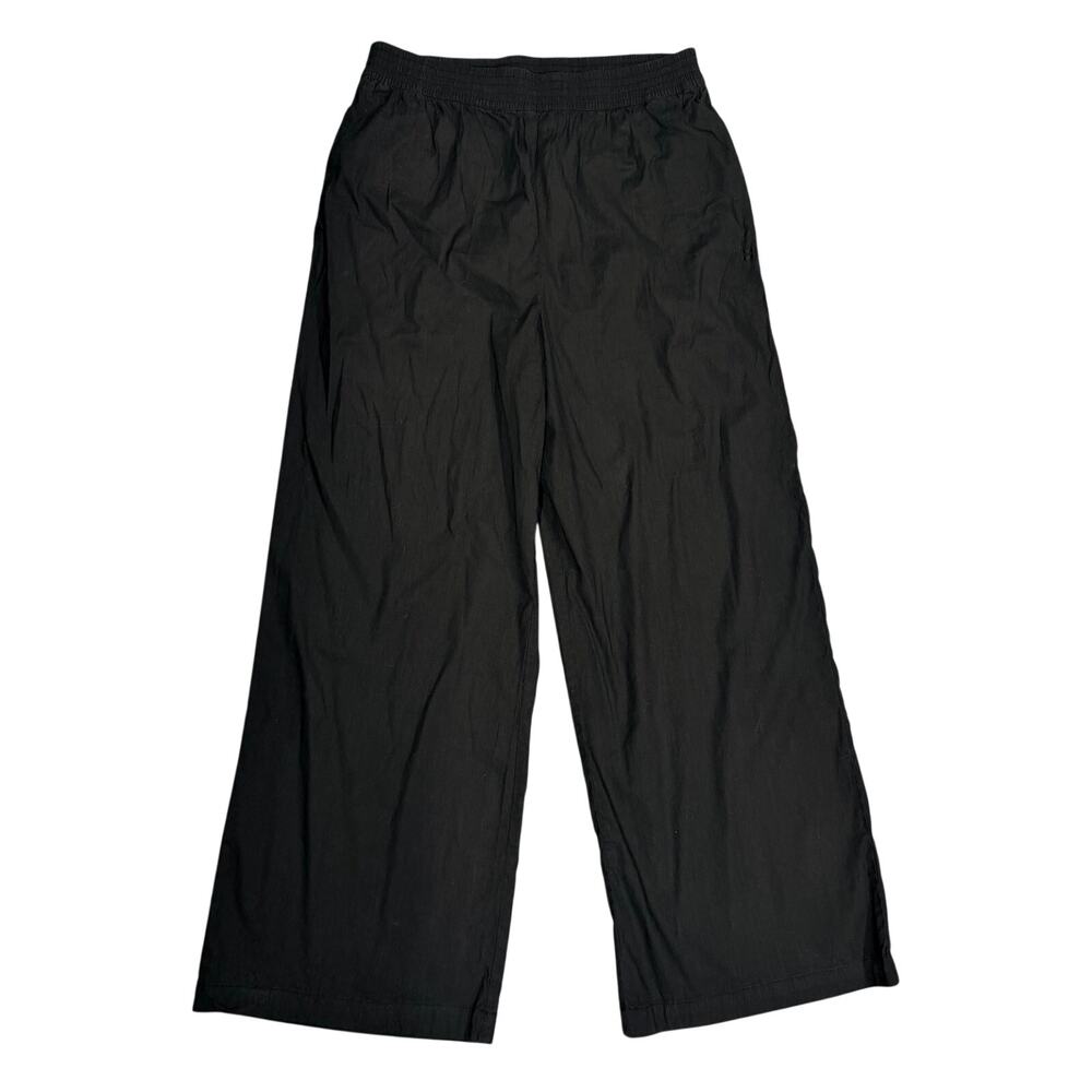 Sweaty Betty London Black Pull On Wide Leg Pants With Pockets 10 Casual